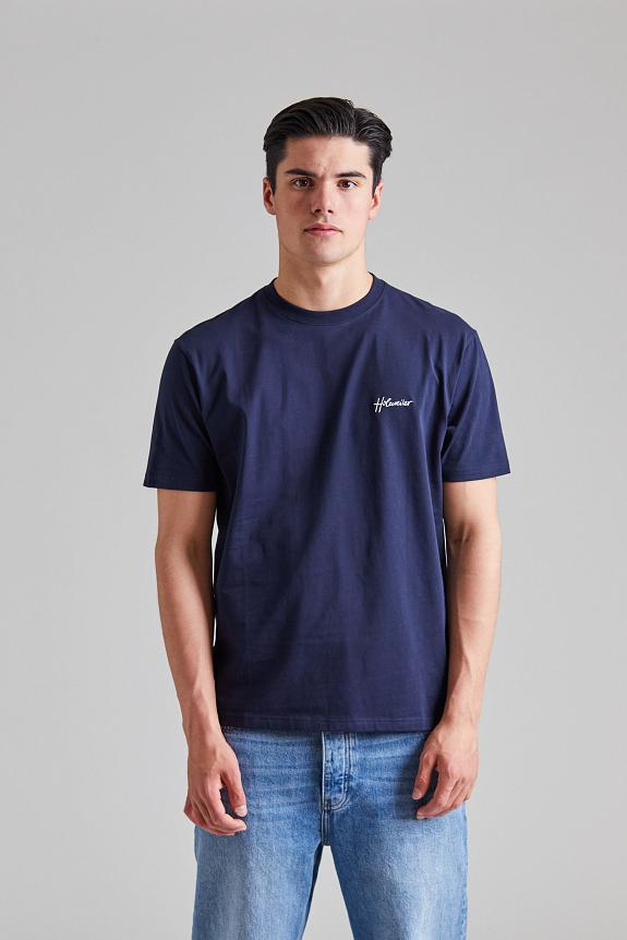Holzweiler Tucker Embroidery Tee Navy